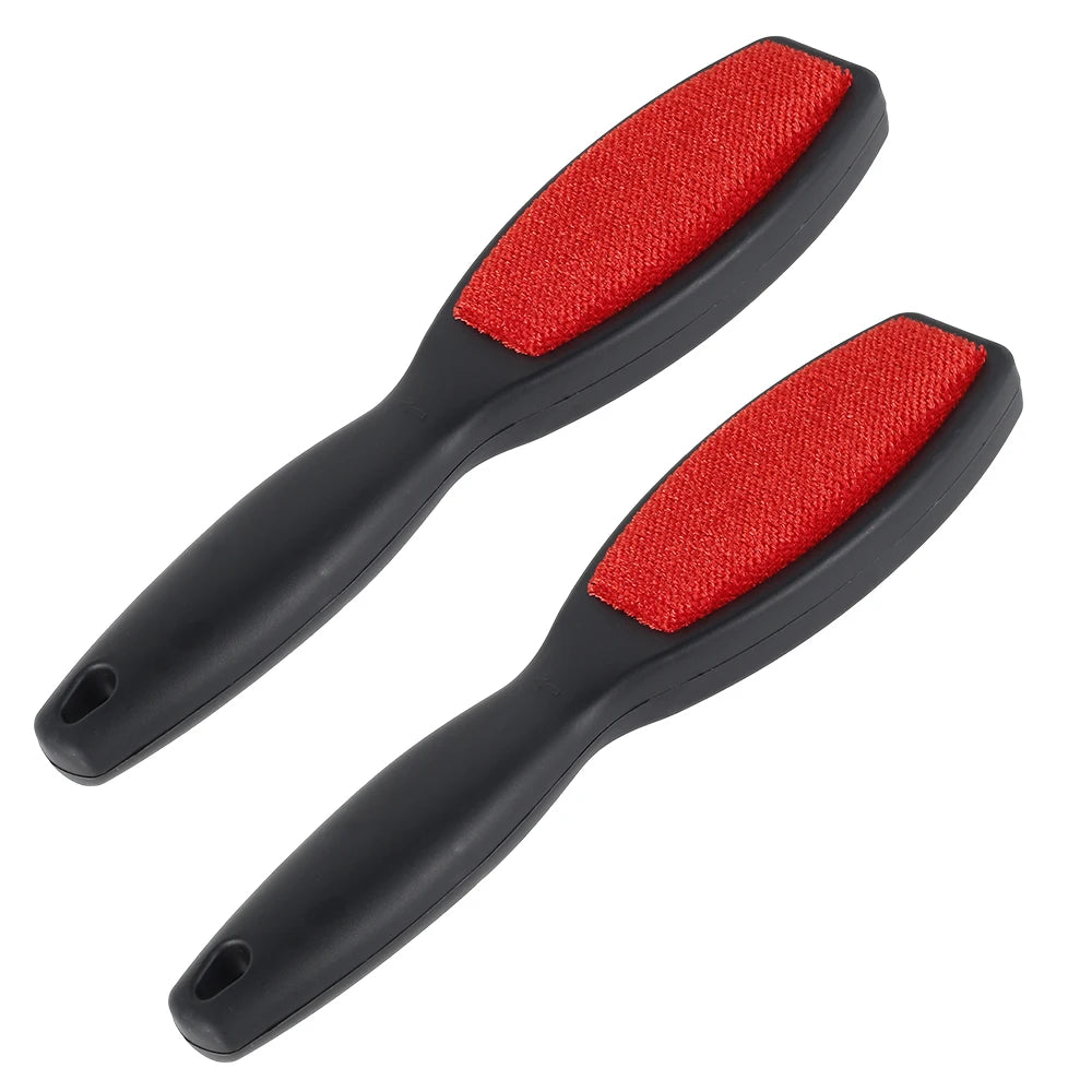2Pcs Lint Brush Double-sided Lint Brush Clothes brush Pet Hair Remover Fur Dog catBrush Lint Removal Brush for Couch Furniture